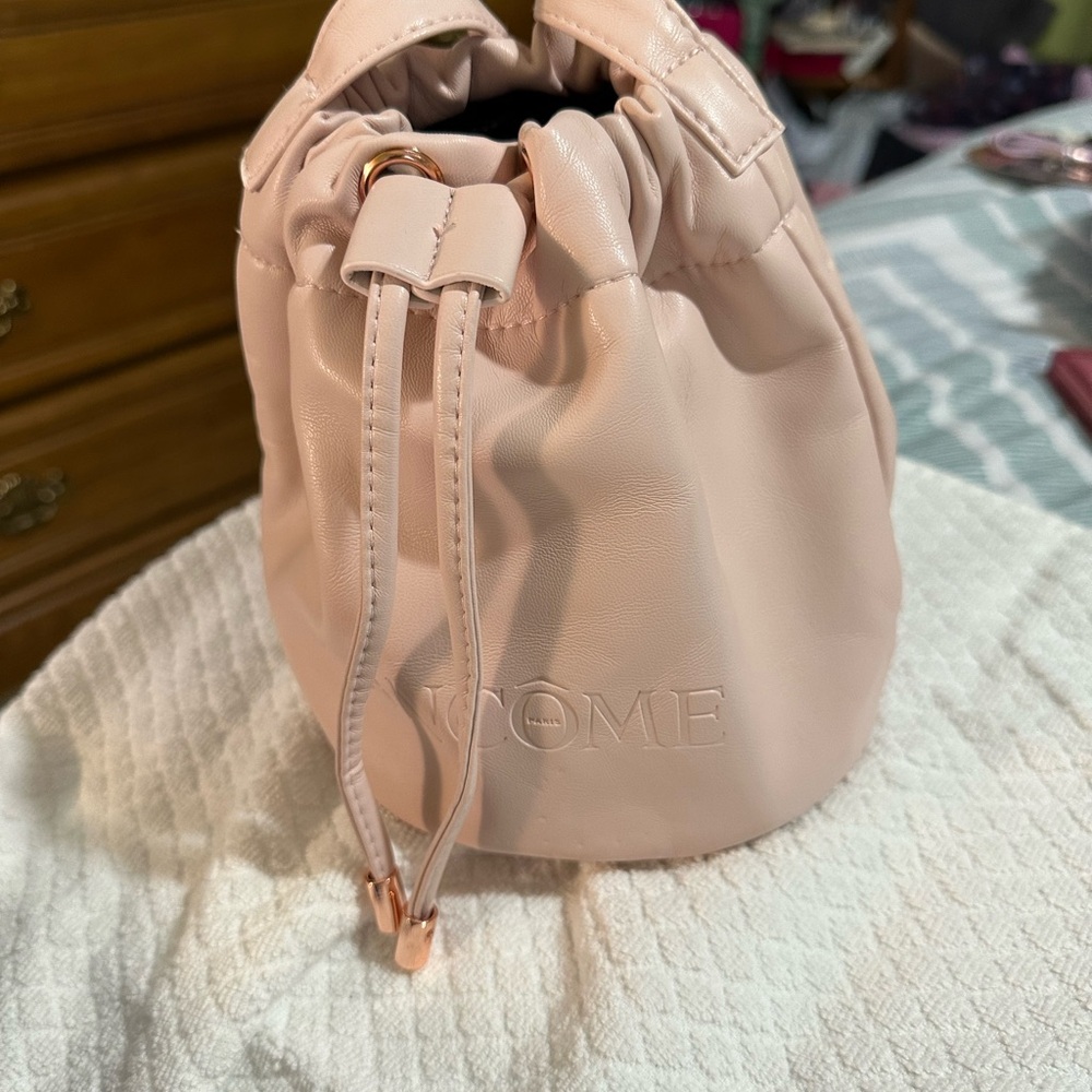 Elegant Pink Drawstring Bag